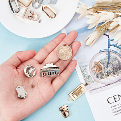 Сплав сумка поворотный замок аксессуары AJEW-PH0017-60