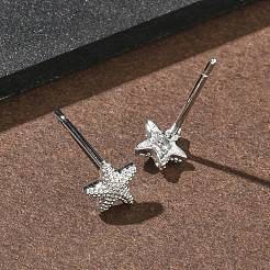 Латунные серьги-гвоздики для женщин&nbsp;EJEW-F403-03P