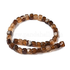 Естественные выветрившиеся агатовые бусины G-G177-E07-05