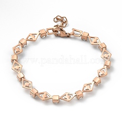 Pulsera de tenis con circonitas cúbicas de cristal&nbsp;BJEW-E108-05RG