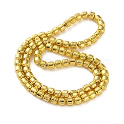 Гальванические нити из синтетических немагнитных гематитовых бусин G-C248-C01-4mm-01