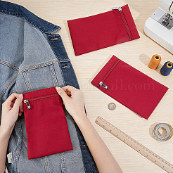Bolsas de tela de lona con cremallera&nbsp;ABAG-WH0077-09B-03