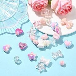 Акриловые бусины с уф-покрытием&nbsp;FIND-CJC0010-90A