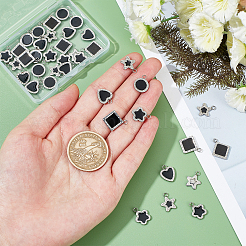 40 шт. 5 подвески из нержавеющей стали 304 с эмалью&nbsp;STAS-DC0003-88