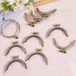 10шт 10 цвета железный замок-поцелуй рамка для ручки кошелька&nbsp;IFIN-BBC0001-07