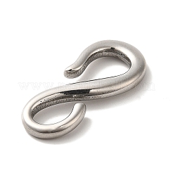 変色しない304ステンレススチールのS字フック留め具  ステンレス鋼色  28.5x13x3.5mm&nbsp;X-STAS-P325-31P