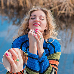 20 шт. 2 стиля регулируемых колец для пальцев из нержавеющей стали 304&nbsp;STAS-UN0057-19A