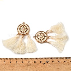Pendentifs grands en alliage émaillé à pompon&nbsp;AL-CBA75EE-05KCG