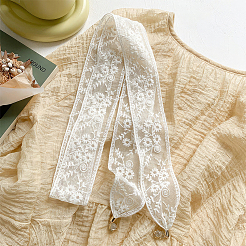 1 шт. кружевные повязки на голову из хлопка и полиэстера для женщин&nbsp;AJEW-CY0001-73B