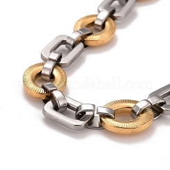 Collier à maillons ovales en acier inoxydable 304 avec placage sous vide PVD&nbsp;STAS-E160-13GP