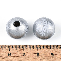 Рождественские бусины из дерева схима WOOD-T032-35A