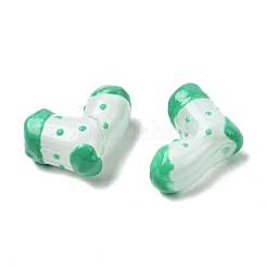 Стеклянные эмалевые бусины ручной работы&nbsp;GLAA-K070-04A