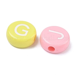 Perles européennes en acrylique opaque&nbsp;MACR-K365-01A