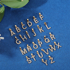 26 Stück Legierung mit Kristall-Strass-Anhängern&nbsp;PALLOY-CA00042