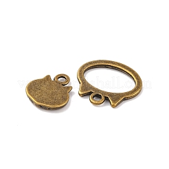 Fermagli a levetta in lega a tema gattino in stile tibetano&nbsp;MLF5053Y