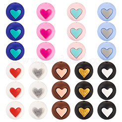 45 шт. 9 цвета пищевые экологически чистые силиконовые бусины SIL-TA0001-22