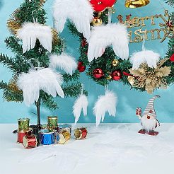 15 шт. 5 стильных подвесных украшений в виде крыльев из перьев&nbsp;FIND-GA0003-03B