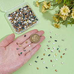 380 шт. 10 вида непрозрачных стеклянных бусин с 2 отверстиями SEED-ME0001-04