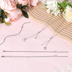 10 шт. 2 мм 304 нержавеющая сталь сингапурская цепочка для изготовления ожерелья&nbsp;AJEW-SC0004-02