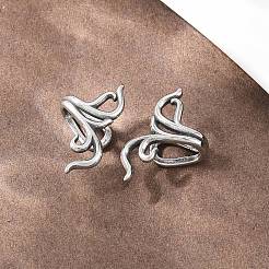 Серьги из нержавеющей стали Plant 316&nbsp;AJEW-C044-10AS