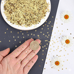 150g 30000個 プラスチックビーズ  スター  ゴールド  4mm&nbsp;KY-HY0001-32A