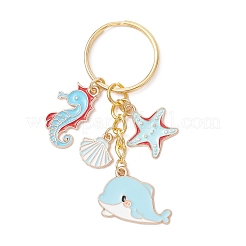 Брелки для ключей в виде дельфина из эмали&nbsp;KEYC-JKC01295
