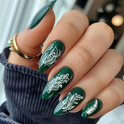 DIY-Nagelkunst-Vorlagen aus Edelstahl&nbsp;MRMJ-WH0092-035