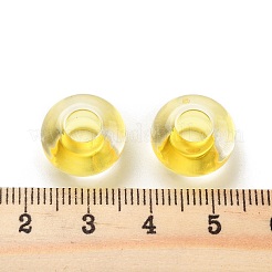 Прозрачного акрилового Европейский бисером&nbsp;TACR-P009-C01-02