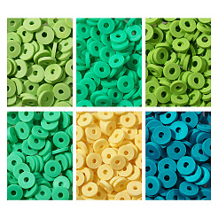 5640шт 6 цвета бусины из полимерной глины ручной работы&nbsp;CLAY-TA0001-58