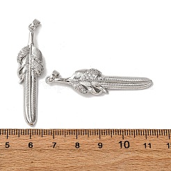 Латунные микро проложить кубического циркония подвески&nbsp;KK-F911-21P