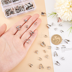 195 шт. 6 стиля наконечников для шнура из нержавеющей стали 304 FIND-GA0004-07