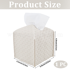 1 шт. коробки для салфеток из искусственной кожи с перекрещивающимися краями&nbsp;CON-CL0001-04A