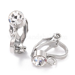 Латунные серьги с клипсами KK-C219-01P