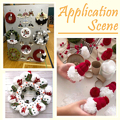 12шт. помпон из шерстяной пряжи&nbsp;DIY-SC0031-41