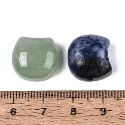 Бусины из натуральных и синтетических смешанных драгоценных камней в форме головы кошки G-T144-05M