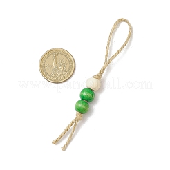 4 pendentif décoratif en perles de bois&nbsp;HJEW-JM02918