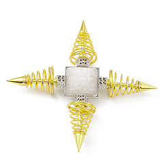 Générateur d'énergie spirituelle en laiton doré&nbsp;DJEW-P003-01G-05