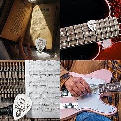 201 медиатор из нержавеющей стали AJEW-WH0467-017