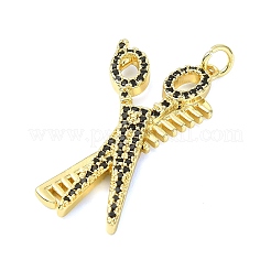 Colgante micropavé cubic zirconia de latón&nbsp;LS-KK-H270-04G