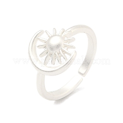 Латунные манжеты с открытыми кольцами&nbsp;RJEW-C157-04MS