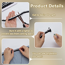 10 ярд полиэстеровой ленты AJEW-FG0005-08A