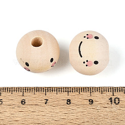 Набивные шима деревянные бусины&nbsp;WOOD-T033-02A