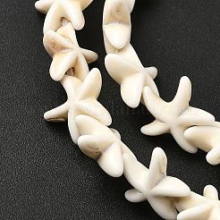 Бусы из синтетического магнезита X-G-P228-16-01