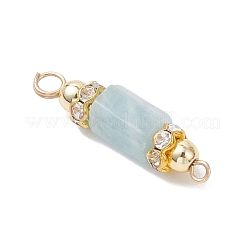 Натуральный аквамарин с гальваническим покрытием&nbsp;PALLOY-JF04855