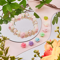 500 шт. Непрозрачные акриловые бусины MACR-SC0001-53