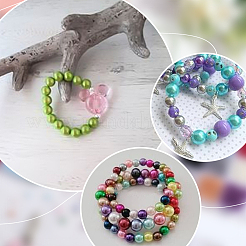 1800 шт.30 цвета акриловые бусины из искусственного жемчуга&nbsp;OACR-SP0001-17