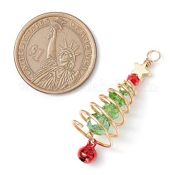 Подвески из латуни и стекла PALLOY-JF02991-03