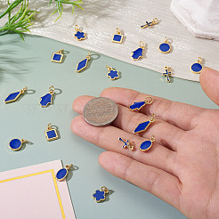 21шт 7 стиля латунные эмалевые подвески&nbsp;KK-TA0003-19C