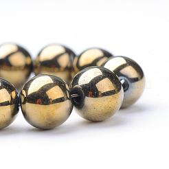Non magnetici perle ematite sintetico fili&nbsp;G-S096-8mm-8