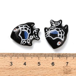 Perles en porcelaine manuelles&nbsp;PORC-F016-01D